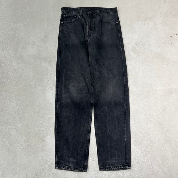 리바이스 550 흑청 데님팬츠 s10314