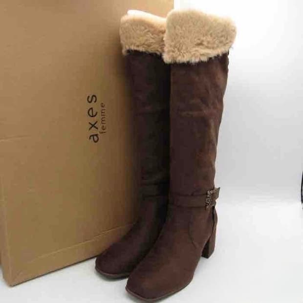 엑시즈팜 라떼갸루 핀터깔 부츠 