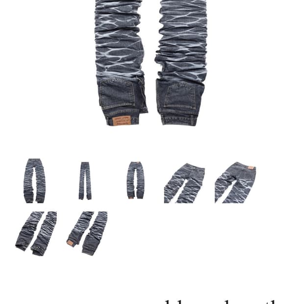 써저리 윤슬 더블진 블루 S