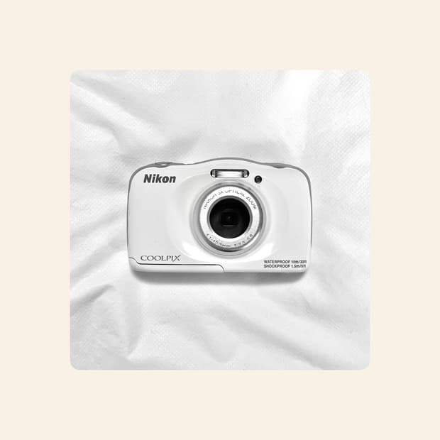 니콘 쿨픽스 s33 방수 디카 nikon coolpix 화이트