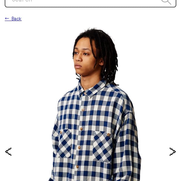 [2] sandwaterr 코튼리넨 배기셔츠