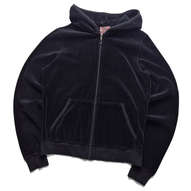 [XL] 쥬시꾸뛰르 벨벳 후드집업