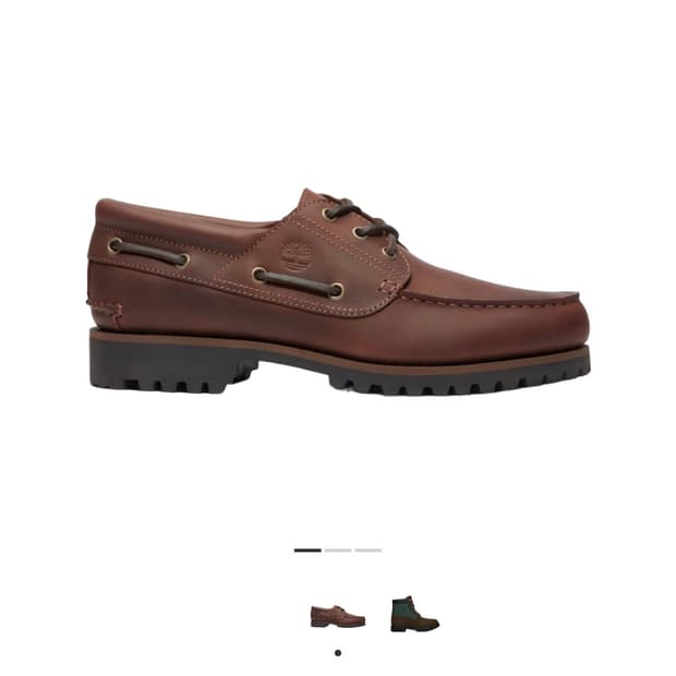 팀버랜드 x 디스이즈네버댓 3 아이 어센틱 보트 슈즈 브라운