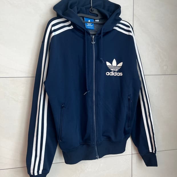 아디다스 파이어버드 대장 후드 져지 네이비 [M]