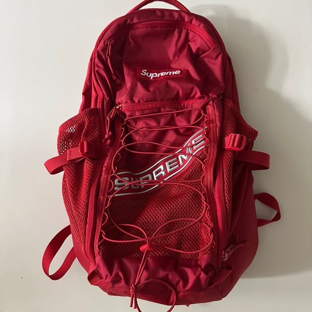 [os] 23FW 슈프림 레드 백팩