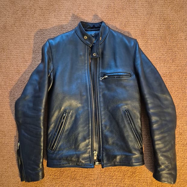 Venson  type B 라이더 가죽자켓 34