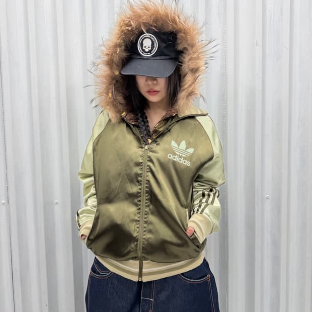 90s Adidas skajan bomber