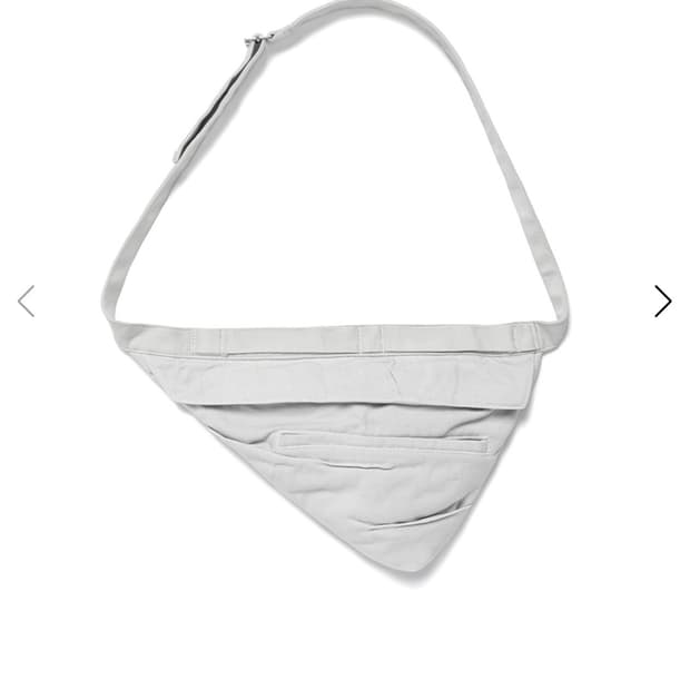 symm draped waist bag