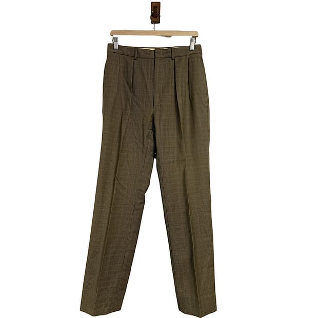 90s 폴로 랄프로렌 하운드투스 체크 울 팬츠 31