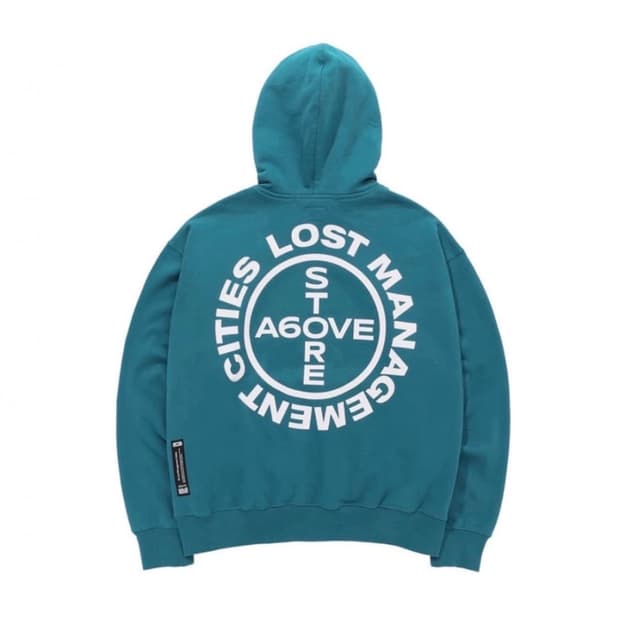 LMCX A6OVE 후드티 dk teal L