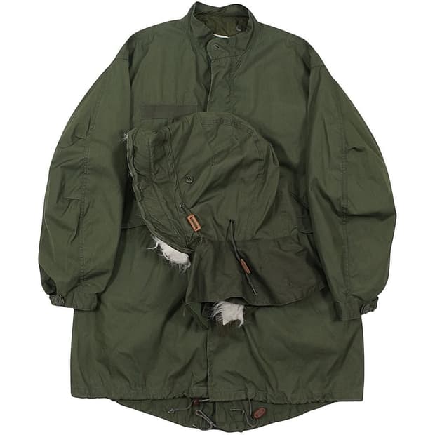 1980s US Army 미군 M-65 피쉬테일 파카 개파카 밀리터리