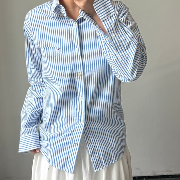 [M] 타미힐피거 스트라이프 셔츠