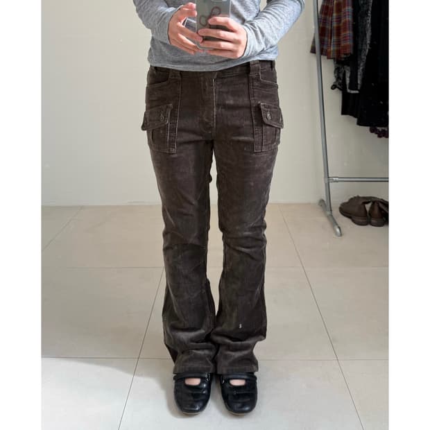 빈티지 코듀로이 팬츠