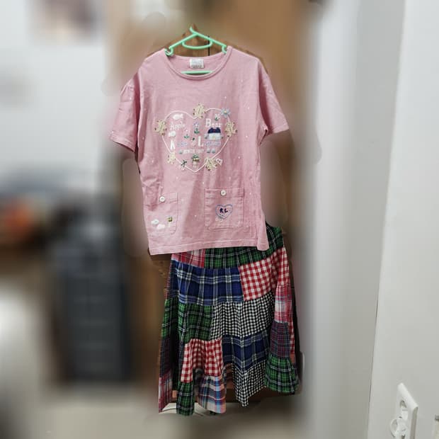 레드 패치스커트