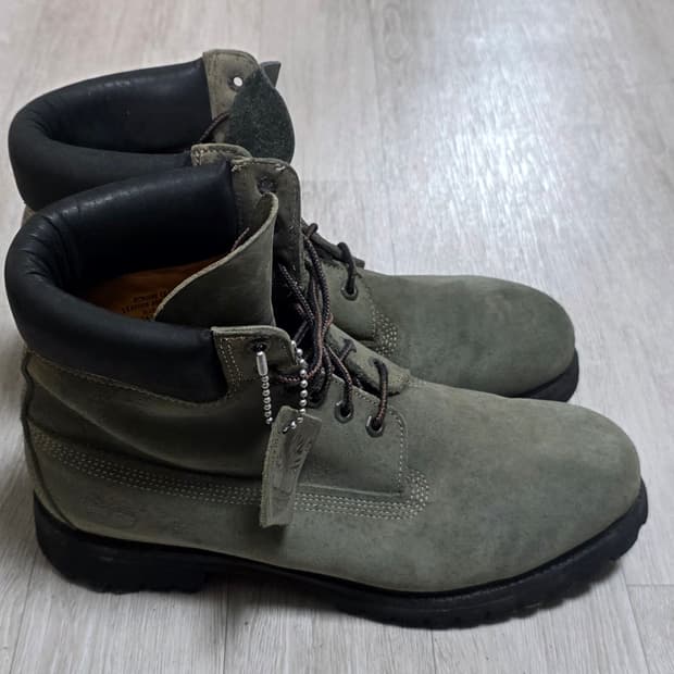 (290)팀버랜드 6인치 카키색 남성부츠