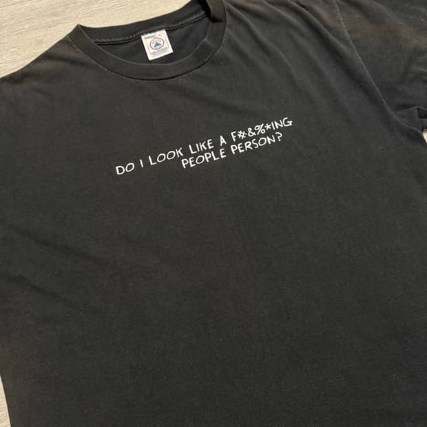 00s 빈티지 / 빈티지메세지 티셔츠 XL / 델타프로웨이트 제작