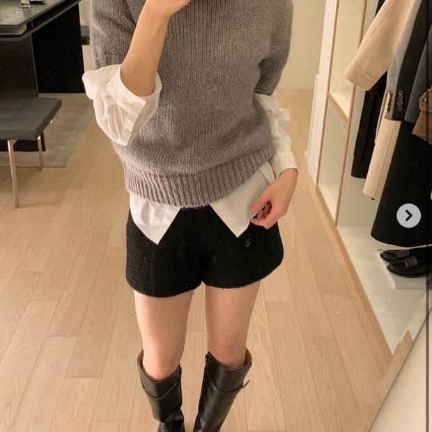 [새상품] 링서울 알파카 하프 팬츠