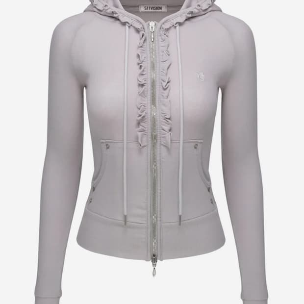 511비전 후드집업 그레이