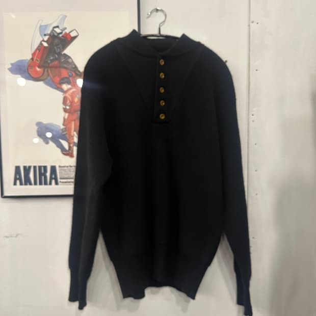 브론슨 미 육군 5버튼 니트 블랙 40