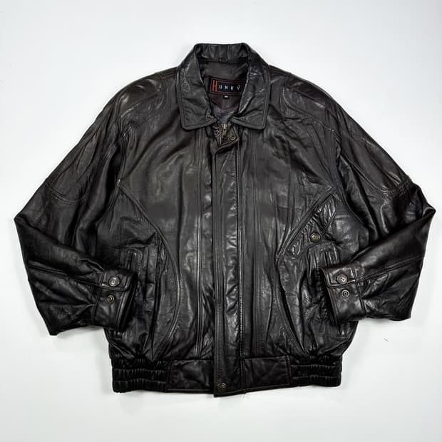 VTG 빈티지 a2 양가죽 블루종 자켓 M
