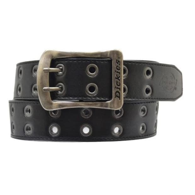 [새상품] 디키즈 재팬 더블 아일렛 벨트 블랙