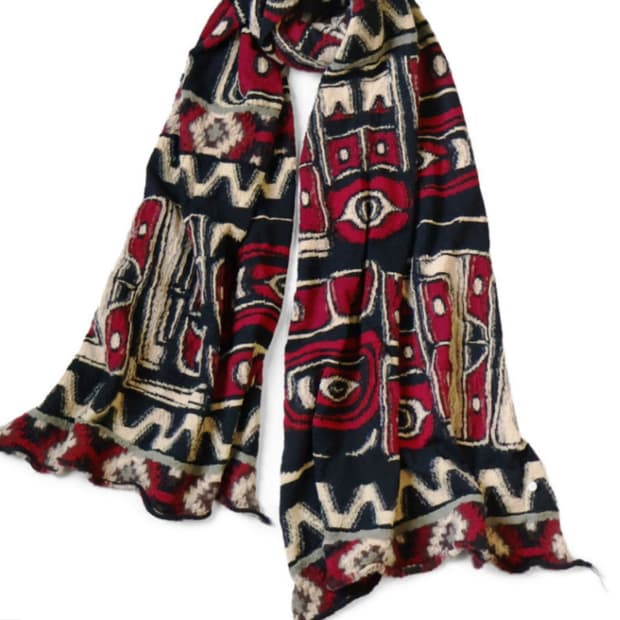 캐피탈 축융 머플러 알래스카 레이븐 K2510XM543 레드