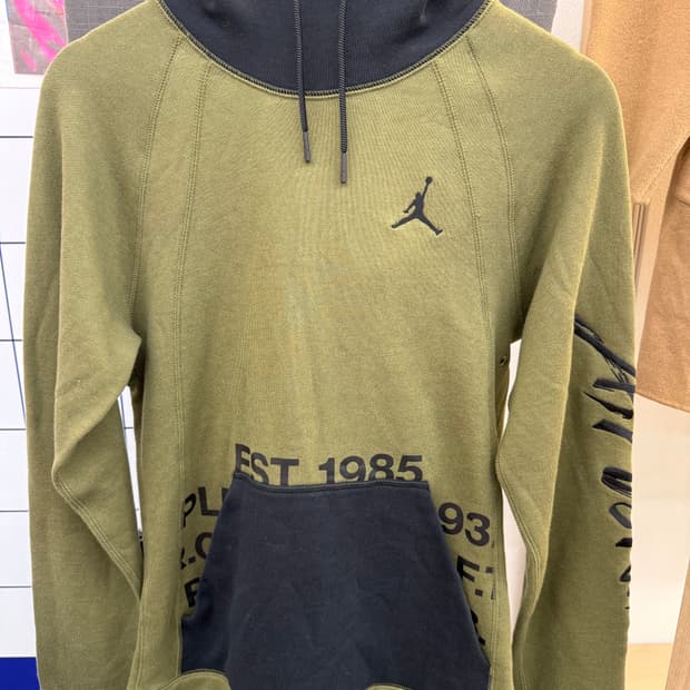 조던 카키 후드티