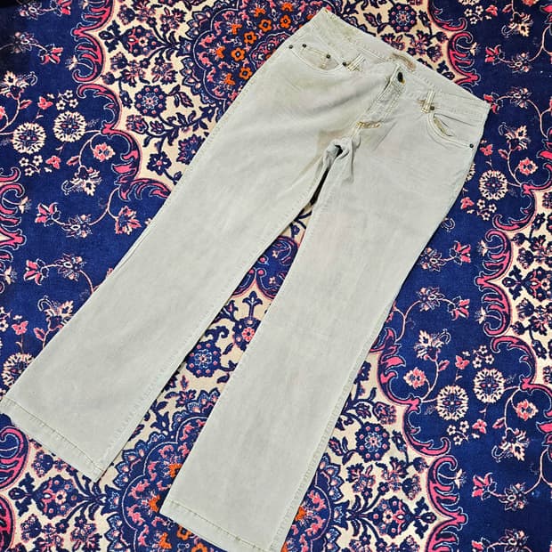 아메리칸이글 아웃피터스 빈티지베이지 골덴 부츠컷 팬츠