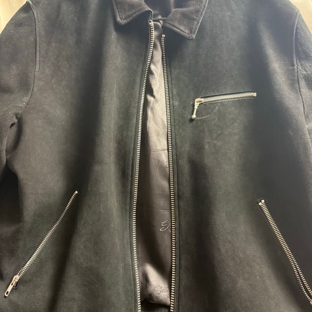 스투시 8볼 스웨이드 빙 자켓 XL