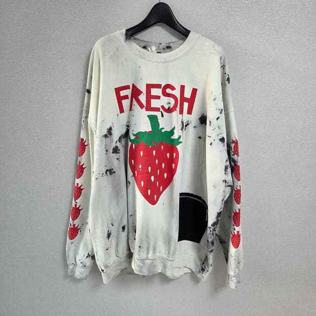 🍓 WESTFALL 웨스트폴 FRESH 딸기 맨투맨 XL / 남녀공용