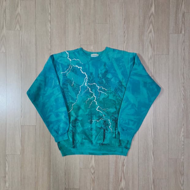 헤인즈 80s 민트 맨투맨 스웻셔츠