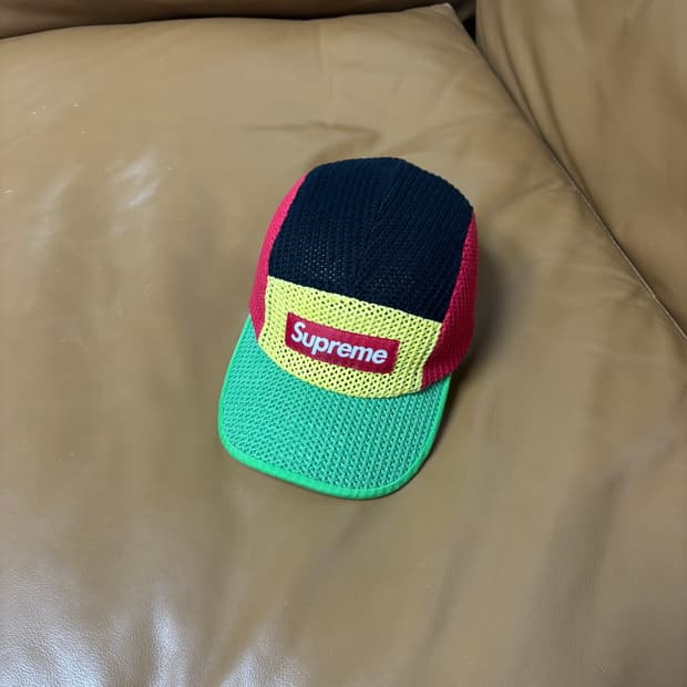 슈프림 캠프캡 모자 박스로고 스트링 멀티 컬러