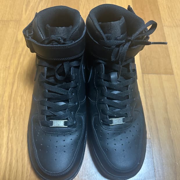 [285] 에어포스 미드 블랙