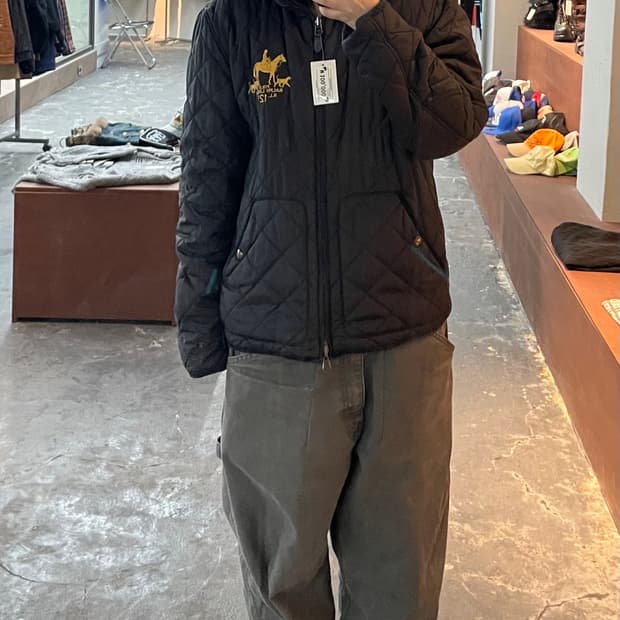폴로 랄프로렌 레더트리밍 퀄팅 리버시블 자켓 H883