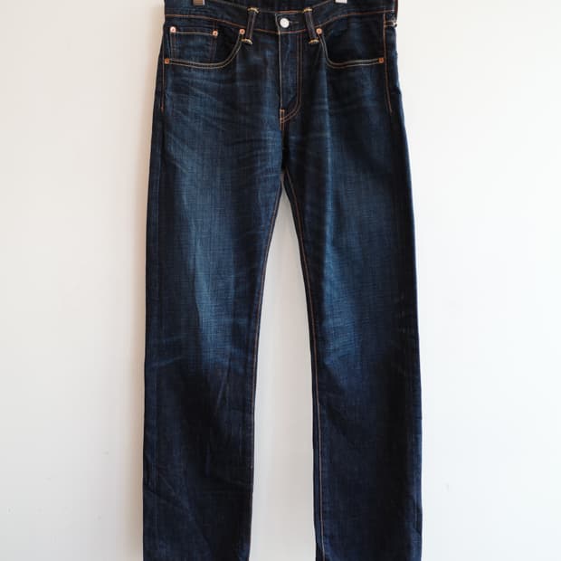 Levis 504 워싱 데님팬츠 (32인치) 