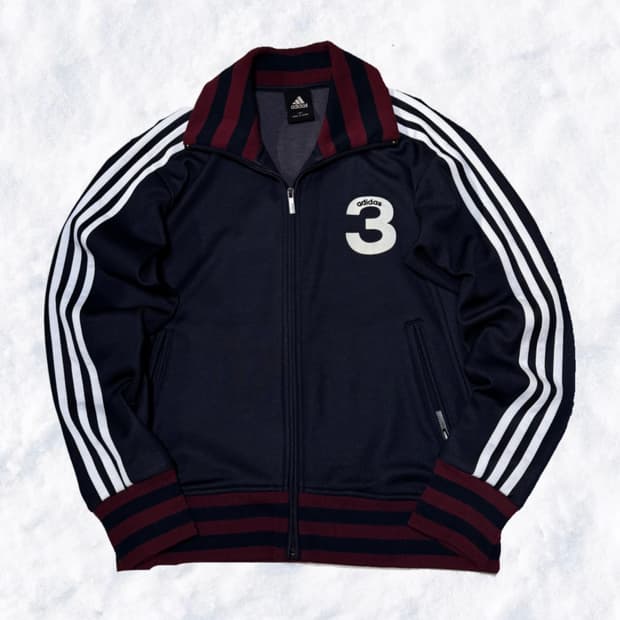 아디다스 딥네이비 버건디 져지