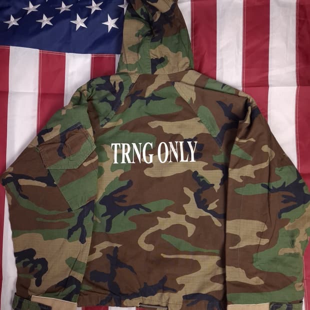 오리지날 미군 우드랜드 캐미칼 화생방복 자켓