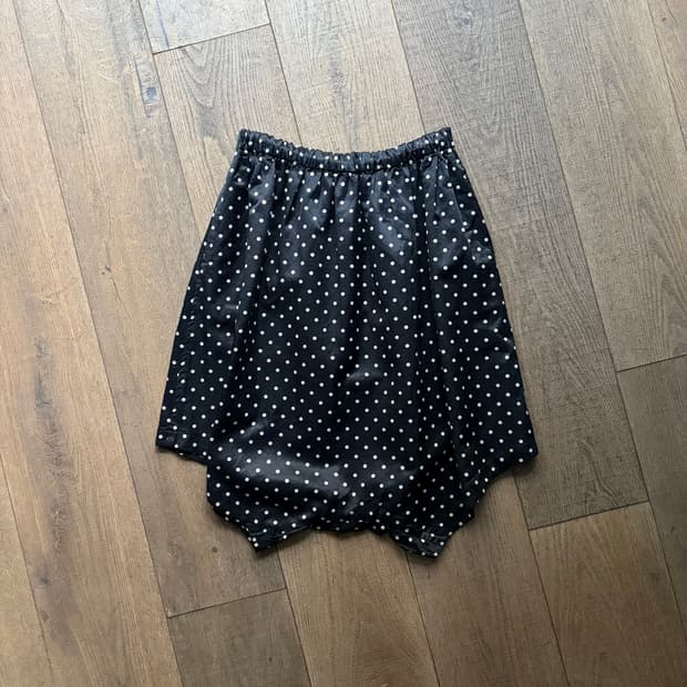 Dot Satin Saruel Pants