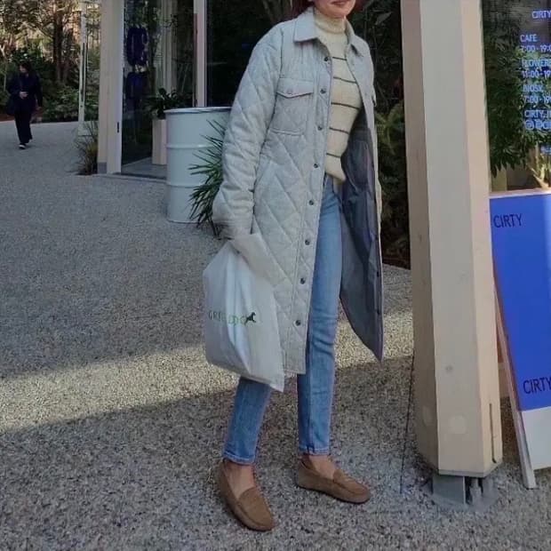 폴로랄프로렌누빔패딩