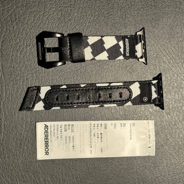 아더에러 Tenit watch strap 블랙