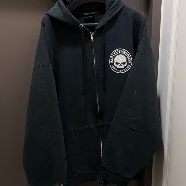 [XL] 할리데이비슨 후드집업