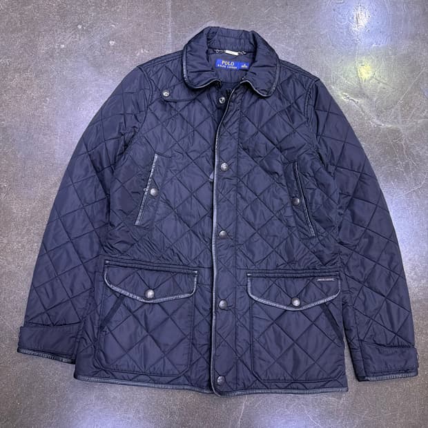 폴로 랄프로렌 클래식 퀼팅자켓 블랙 M