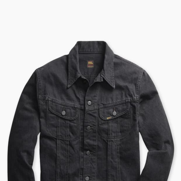 RRL 리랜드 Lot271 데님 트러커자켓 블랙 XXL