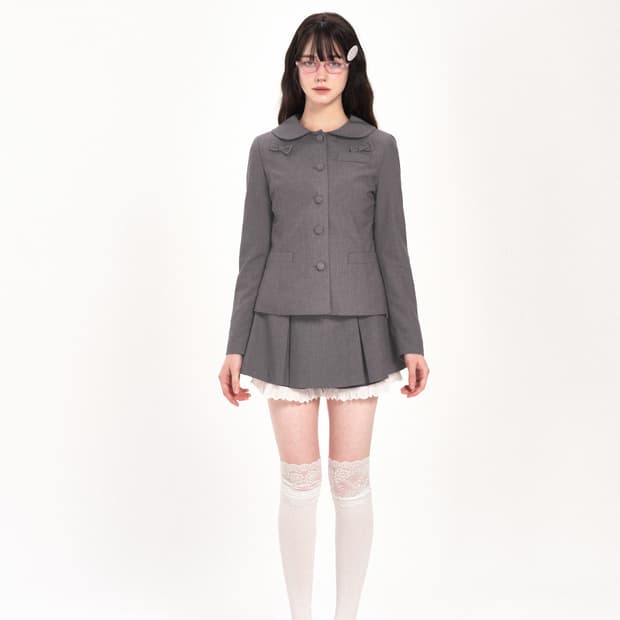 위스페어리 리본 자켓 셋업