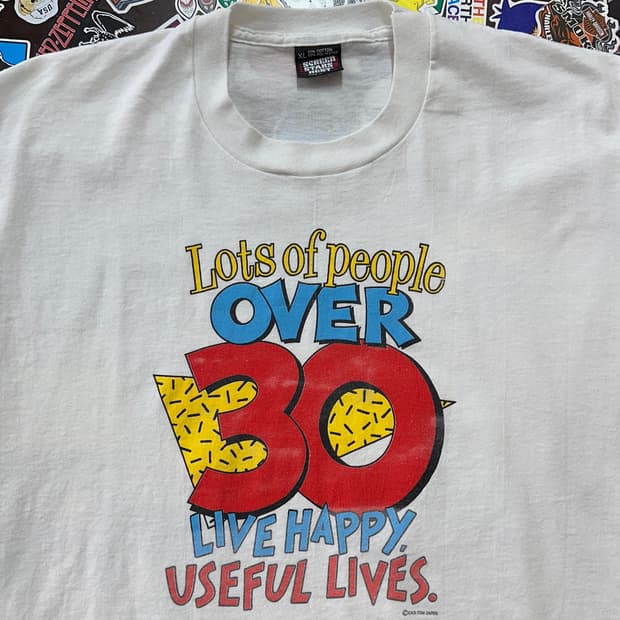 90s USA 30대가 넘어가면.. 빈티지 싱글스티치 티셔츠 XL