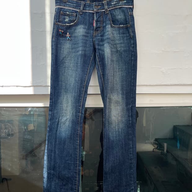 Dsquared2 레고 슬림 데님팬츠