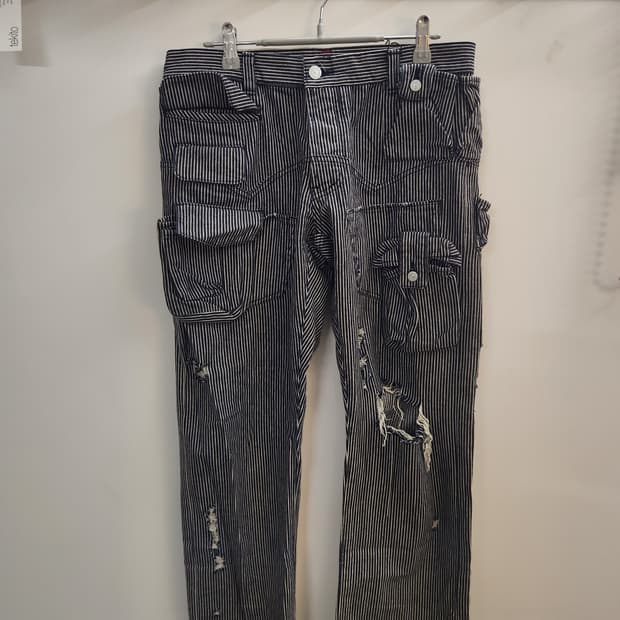 sunaokuwahara 히코리 멀티 포켓 팬츠