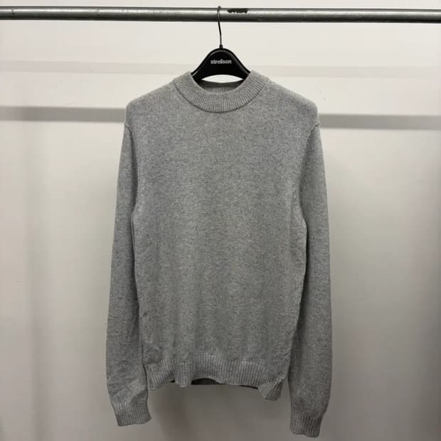 (100) 란스미어 캐시미어 100 모크넥 니트 풀오버