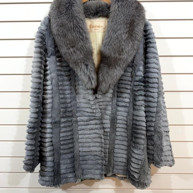 Rambulton Mink Blue Fox 밍크 자켓