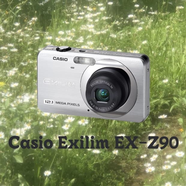 [작례O] 카시오 엑슬림 EX-Z90 빈티지 디지털 카메라 디카